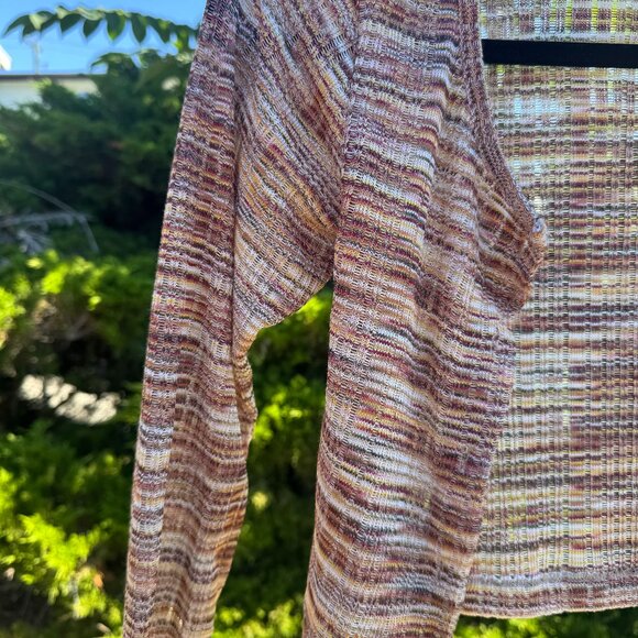 Button-up Patterned Cardigan - Picture 2 of 3